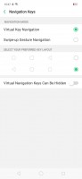 Navigation settings - Oppo Find X review