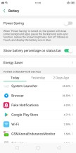 Battery settings - Oppo Realme 1 review