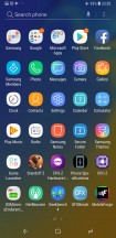 App drawer - Samsung Galaxy A7 (2018) review
