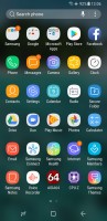 app drawer - Samsung Galaxy A8 (2018) review