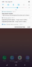 Notifications • Toggles • Toggle grid options • Task switcher: Thumbnail view - Samsung Galaxy Note9 review