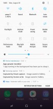 Notifications • Toggles • Toggle grid options • Task switcher: List view - Samsung Galaxy Note9 review