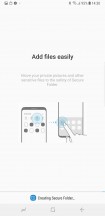 Secure folder: Creating in process - Samsung Galaxy Note9 review