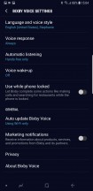 Bixby Voice: Settings - Samsung Galaxy Note9 review