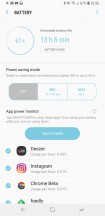 Power saving modes - Samsung Galaxy S9 Plus long-term review