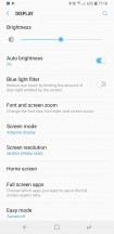 Display and Screen mode settings - Samsung Galaxy S9 Plus long-term review