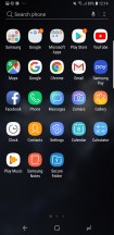 App drawer - Samsung Galaxy S9+ review
