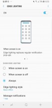 Edge lighting - Samsung Galaxy S9+ review