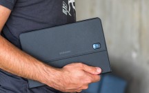The cover has a grippy texture - Samsung Galaxy Tab S4 10.5 hands-on review