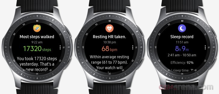 samsung watch tracking