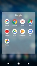 Xperia launcher: Folder view - Sony Xperia L2 review