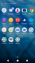 App drawer - Sony Xperia L2 review