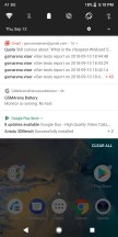 Notification shade - Sony Xperia XA2 Plus review