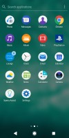 App drawer - Sony Xperia XZ2 Compact review