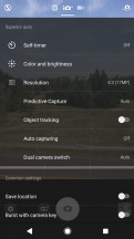 Camera interface - Sony Xperia XZ2 Premium review