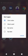 Xperia Launcher settings - Sony Xperia XZ2 review
