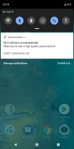 Notifications - Sony Xperia XZ3 hands-on review - Sony Xperia XZ3 review