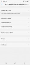 Lockscreen settings - vivo NEX S review