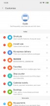 App vault settings - Xiaomi Mi 8 review