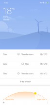 Weather - Xiaomi Mi 8 review