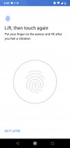 Fingerprint enrollment - Xiaomi Mi A2 Lite review