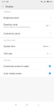 Display settings - Xiaomi Mi Max 3 review