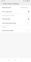 Home screen settings - Xiaomi Mi Max 3 review