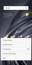 Home screen settings - Xiaomi Mi Mix 2s review
