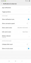Show notification icons - Xiaomi Mi Mix 2s review
