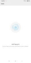 Setting up a fingerprint - Xiaomi Mi Mix 2s review