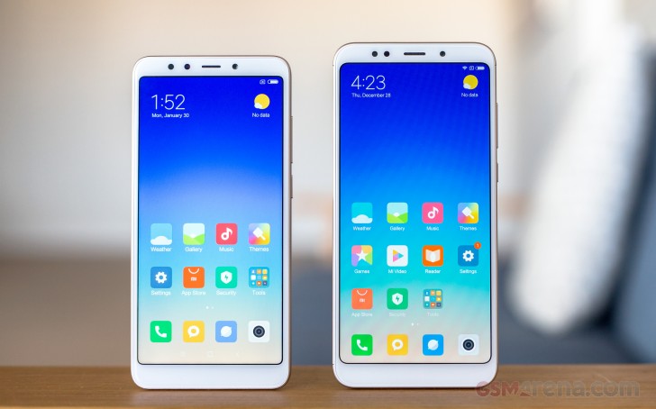 redmi 5 gsmarena compare