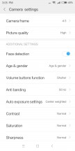 Camera settings - Xiaomi Redmi 5 review