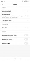 Display settings - Xiaomi Redmi 6 and 6a review