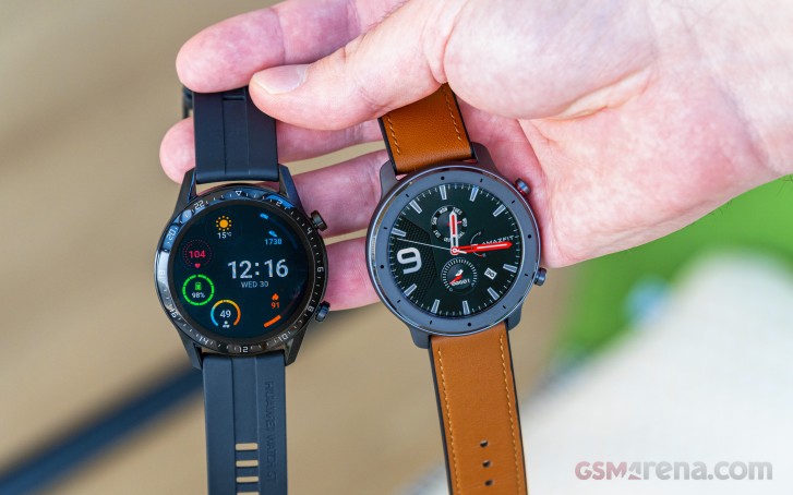 Amazfit GTR watch review Design materials controls