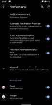 The new Notifications menu in Settings - Android Q Beta review