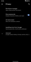 The Privacy menu and Permission manager - Android Q Beta review