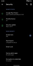 New Location and Security menus - Android Q Beta review