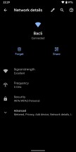 New Wi-Fi menu with easy barcode sharing of networks - Android Q Beta review