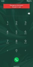 Enter key on lock screen, Emergency button in Power menu - Android Q Beta review