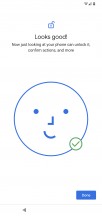 Setting up face unlock - Google Pixel 4 Xl review