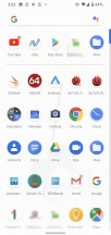 App drawer - Google Pixel 4 review