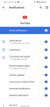 App notification settings - Google Pixel 4 review