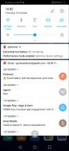 Notification area - Honor 9X review