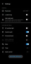 Camera settings - Huawei Mate 30 Pro review