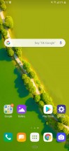 Home screen, recent apps and notification shade with quick toggles - LG G8 Thinq review