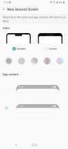 Notch options and home screen customization - LG G8 Thinq review