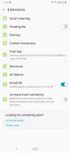 Screen lock settings including Hand ID and Face Unlock - LG G8 Thinq review