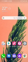 Homescreen - LG G8X ThinQ review