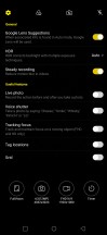Camera settings and menus - LG V50 ThinQ 5G review