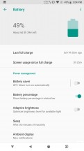 Battery screen - MOQI i7s review